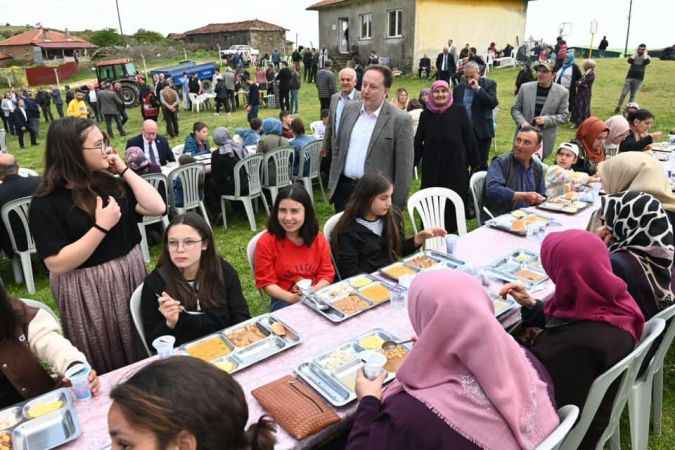 Başkan Orkan köy hayırlarında