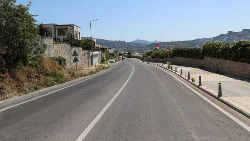 Bodrum Belediyesi 45 bin ton asfalt serimi yaptı