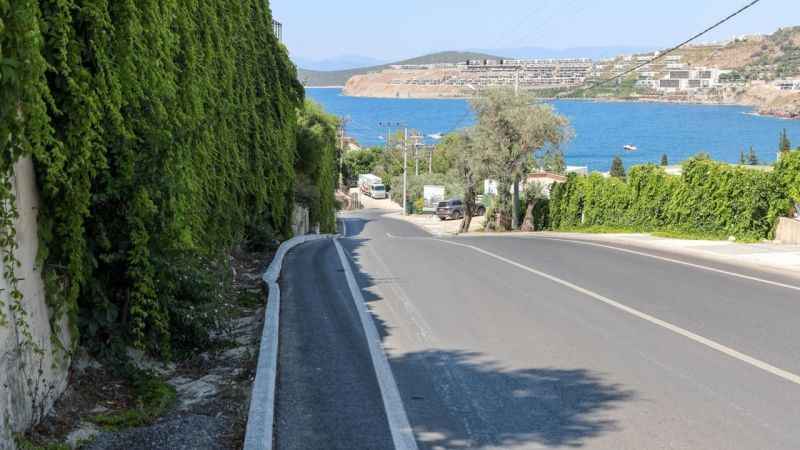 Bodrum Belediyesi 45 bin ton asfalt serimi yaptı