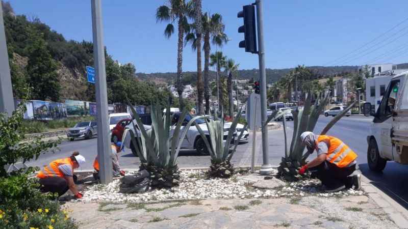 Bodrum Belediyesi'nde bayram mesaisi