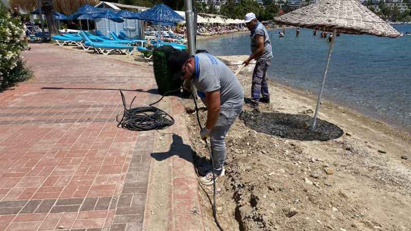 Bodrum Belediyesi'nde bayram mesaisi