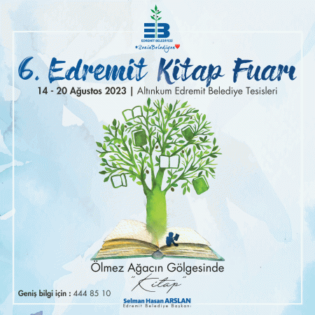 6. Edremit Kitap Fuarı 14 Ağustos’ta Başlıyor!