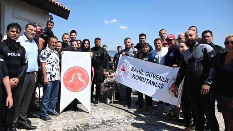 Çanakkale'nin denizleri için bir araya geldiler..