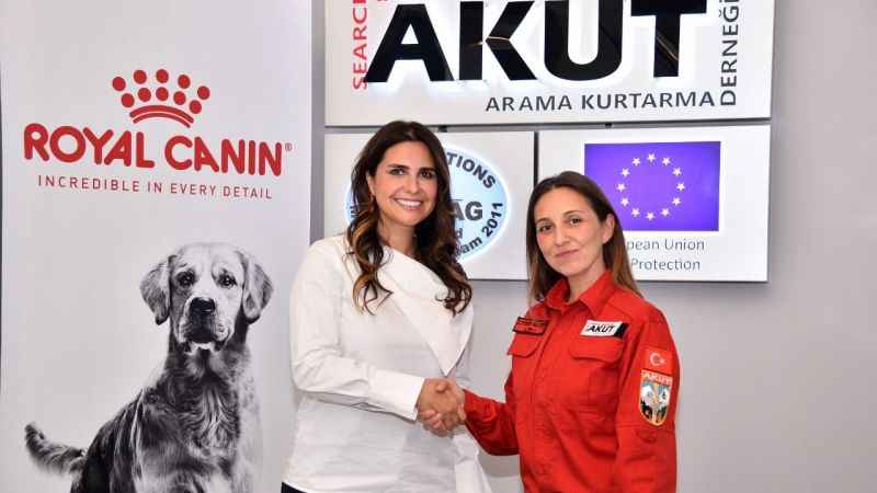 AKUT ve Royal Canin’den arama köpekleri için iş birliği 