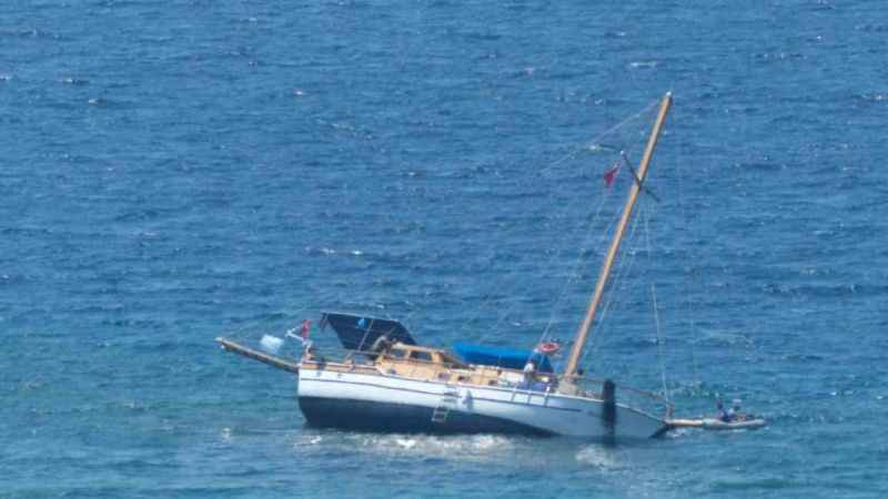 Bodrum'da tekne kazası ucuz atlatıldı!