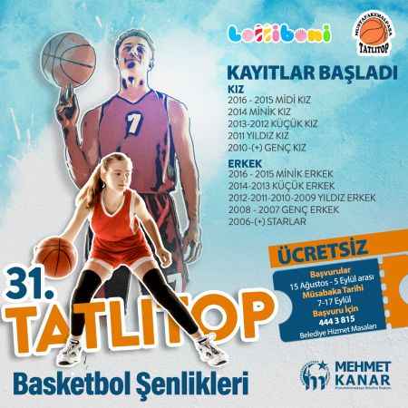 Heyecan Dorukta: Mustafakemalpaşa'da 31. Tatlıtop Basketbol Şenliği Başlıyor!