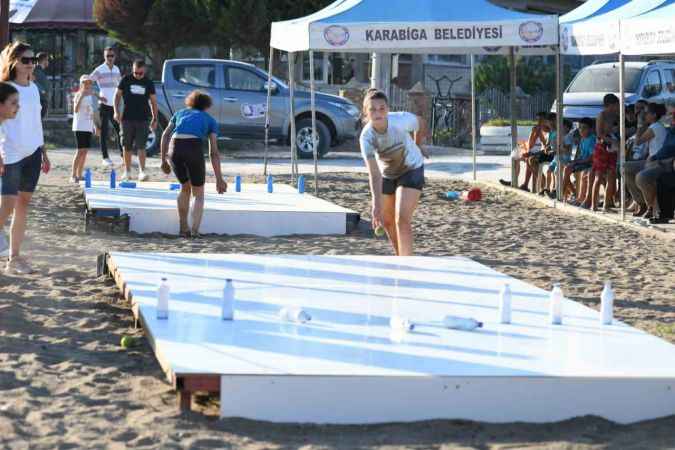 Çanakkale'de Survivor parkurunda kıyasıya yarıştılar