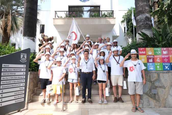 Çanakkaleli izciler Bodrum'da