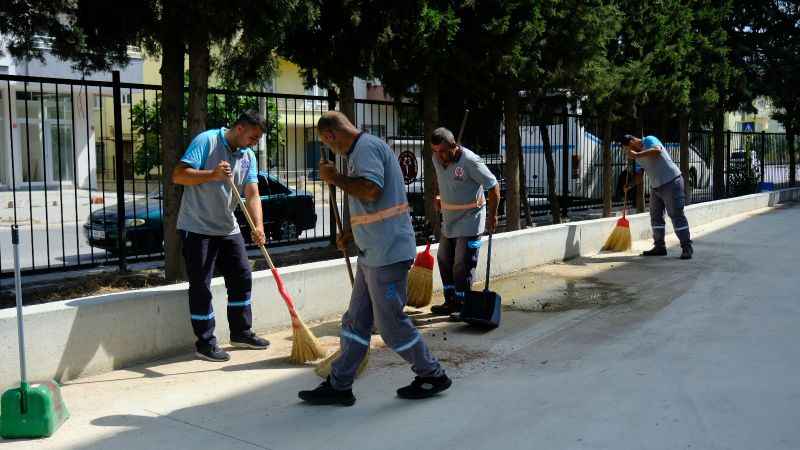 Belediyeden okullara temizlik seferberliği