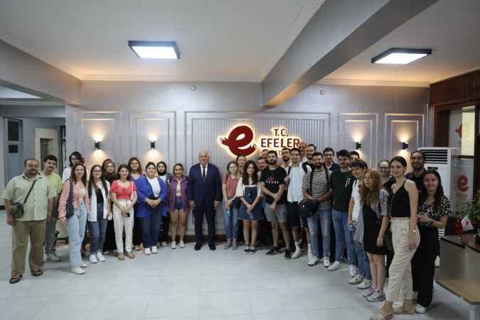 Efeler Belediyesi tıp öğrencilerini ağırladı