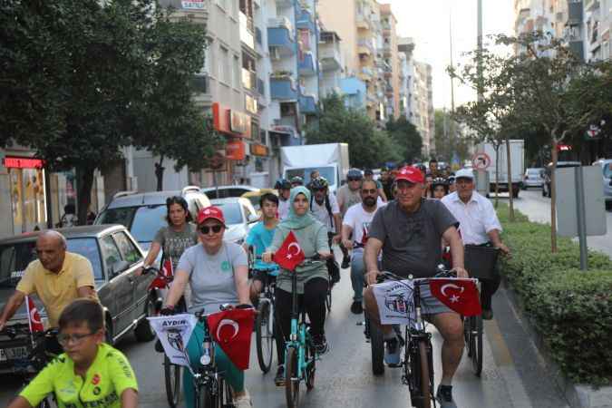 Efeler’de pedallar çevre dostu ulaşım için döndü