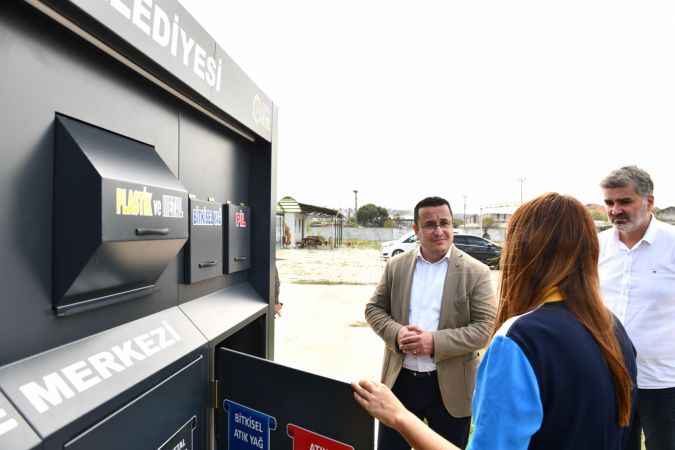 Mustafakemalpaşa’ya mobil atık merkezi kazandırıldı