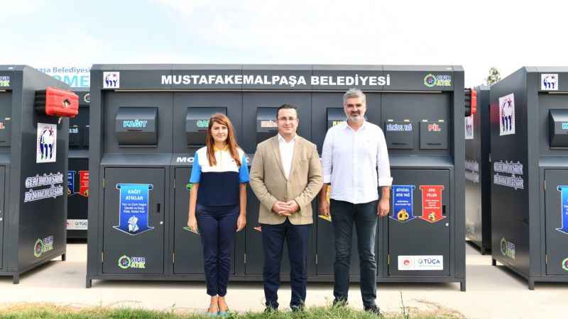 Mustafakemalpaşa’ya mobil atık merkezi kazandırıldı