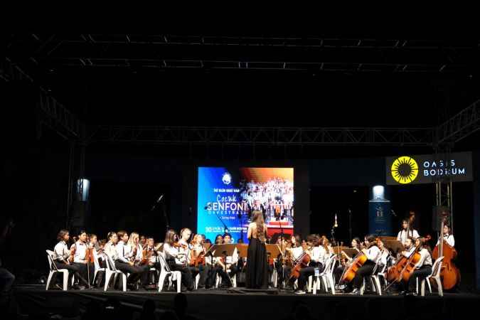 Kardeş şehir orkestrası Bbodrum'da