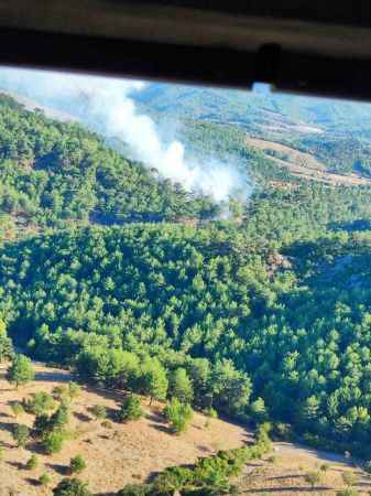 Aynı bölge üçüncü YANGIN! Çanakkale Ayvacık'ta orman yangını