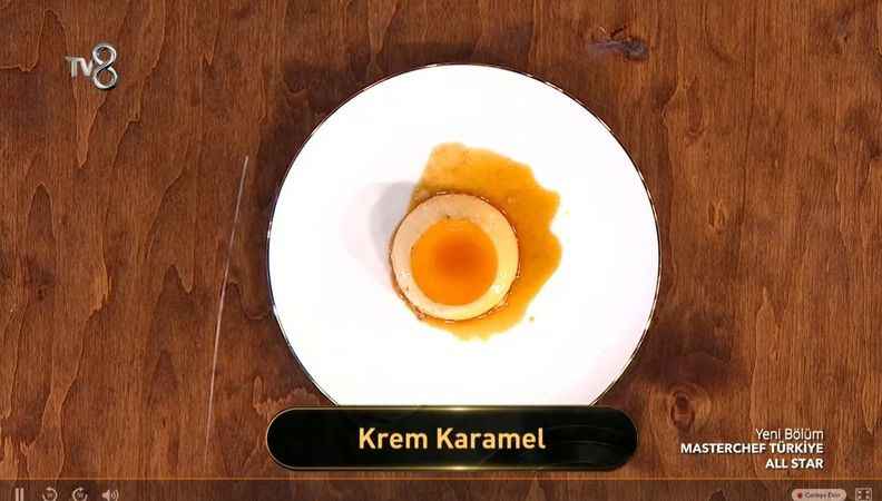 Mastercheff Krem Karamel Yapımı püf noktaları