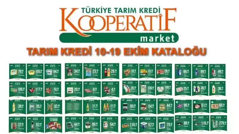 Balıkesirliler'in yüzü gülecek! Tarım Kredi Marketlerinde dev indirimler! Tarım Kredi Kooperatifleri marketleri 12 - 19 Ekim indirimli ürünler listesi..