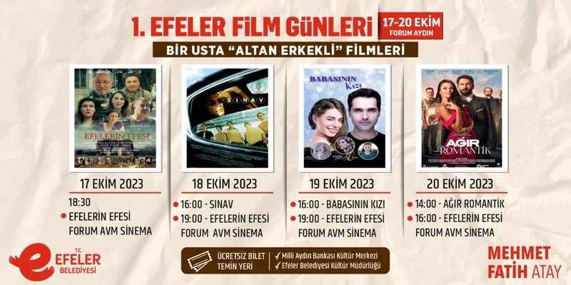 Marka Kent Efeler'den Bir İlk Daha 1. Efeler Film Günleri Başlıyor