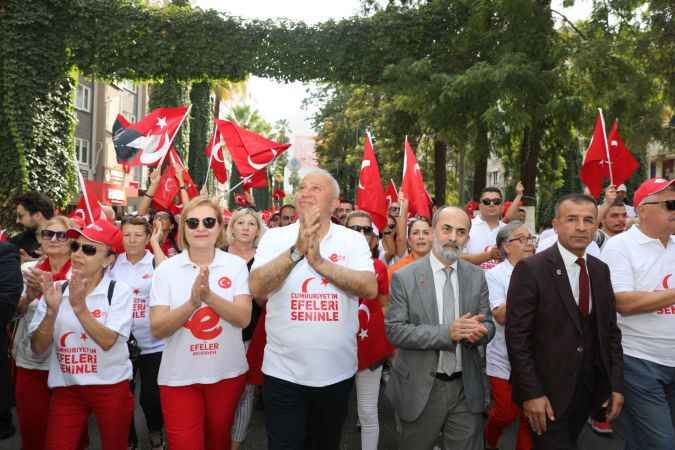 Efeler'in 100.yıl anıtı, Cumhuriyetin 100. yılına çok yakıştı