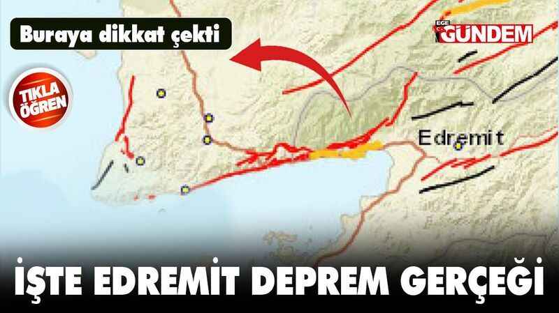 Ayvacık merkezli deprem Edremit Körfezi’nde hissedildi.. AFAD Şiddetini açıkladı.