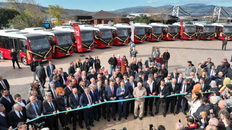 Büyükşehir’den Bandırma ulaşımına 565 Milyon liralık yatırım: 55 yeni otobüs Bandırma yollarında