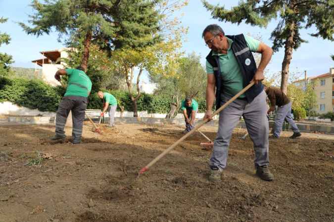 Edremit’te park ve yeşil alanlar artıyor