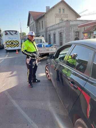 Balıkesir'de trafikte yüksek sesle müzik denetimi