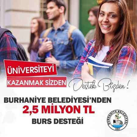 Burhaniye Belediyesi’nden 2,5 Milyon TL burs desteği