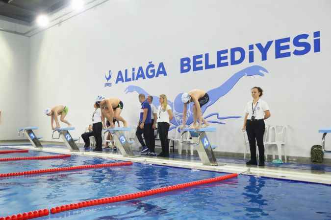 Geleceğin Şampiyonları Aliağa Spor ve Yaşam Merkezi'nde Yarıştı