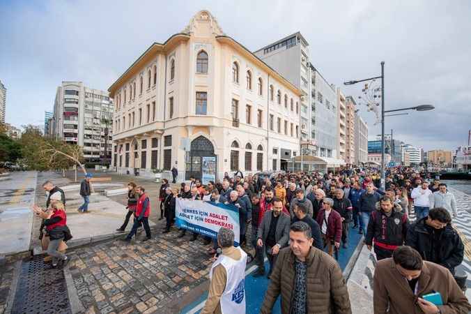 Demokrasi Yürüyüşü’nde “Hak, hukuk, adalet” çağrısı