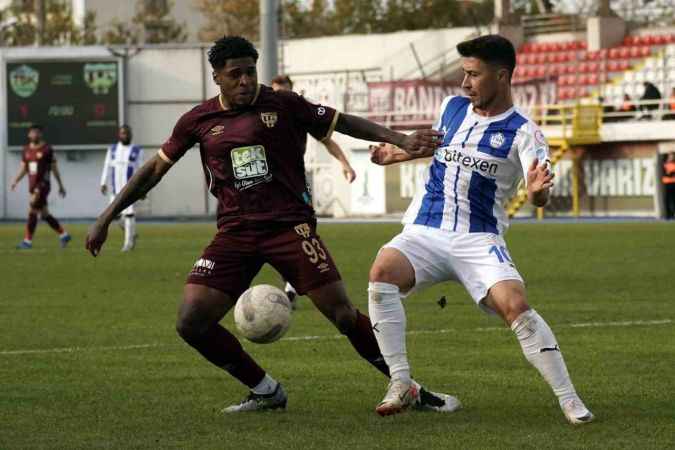 Hakemlere rağmen son anda! Tuzlaspor: 1 Bandırmaspor: 1