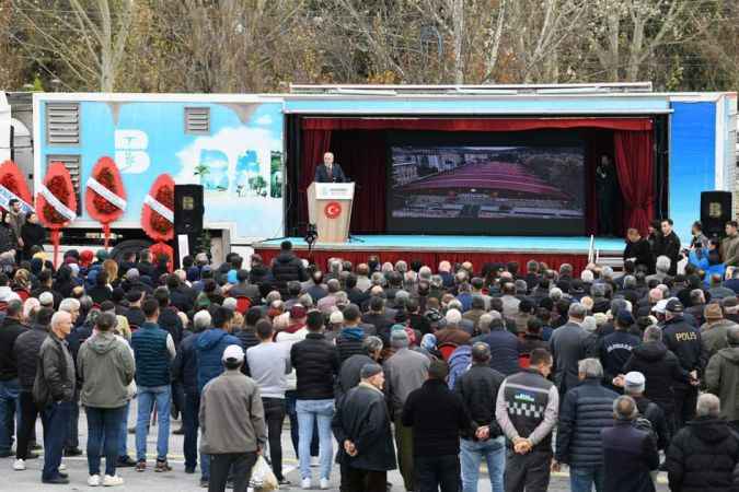 Dursunbey'e modern kapalı pazar yeri