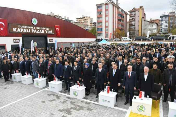 Dursunbey'e modern kapalı pazar yeri