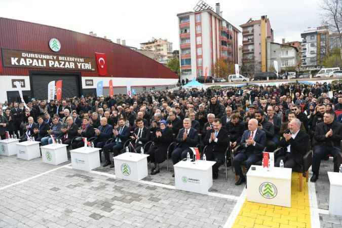 Dursunbey'e modern kapalı pazar yeri