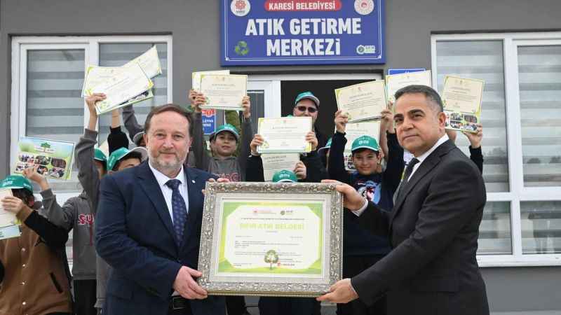 Balıkesir’de sıfır atık belgesi alan ilk belediye Karesi oldu