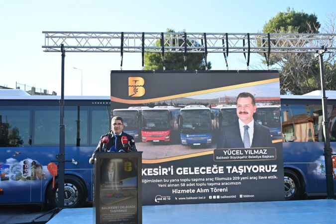 Balıkesir Büyükşehir, toplu taşıma filosuyla Türkiye’ye örnek oluyor