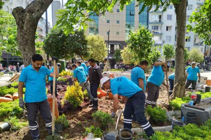 Bornova’da park çalışmaları aralıksız devam ediyor