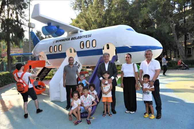 Bornova’da park çalışmaları aralıksız devam ediyor