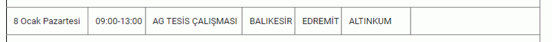 Balıkesirliler illallah edecek: Resmi kurum 3 güne dikkat çekti! 9 İLÇEDE tam 10 SAAT kabus gibi.. 08-09-10 Ocak Balıkesir elektrik kesintisi listesi