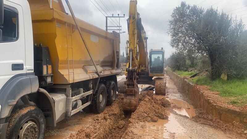 Belediye, Kızılağaç Yolunda Çalışma Başlattı