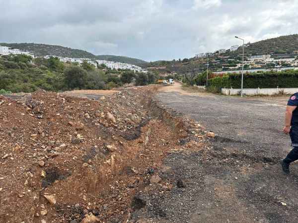 Bodrum Zabıta Ekipleri Hafriyat Denetiminde