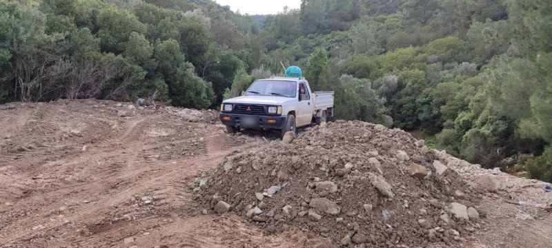 Bodrum Zabıta Ekipleri Hafriyat Denetiminde