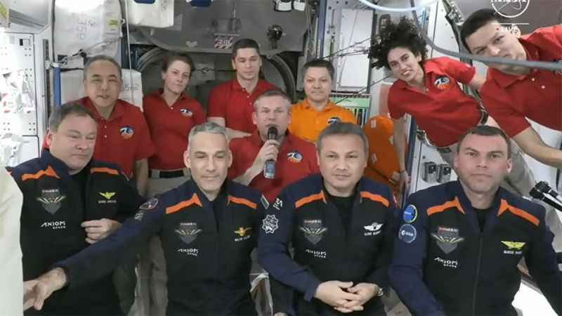 İlk Türk astronot Gezeravcı’dan ISS’te ilk konuşma