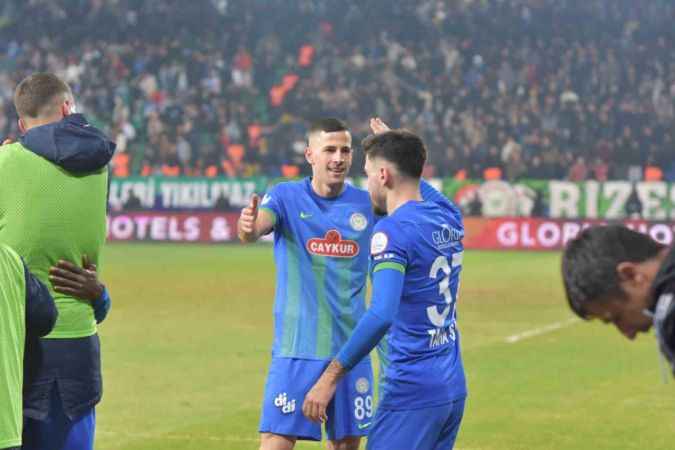 Karadeniz derbisi Rize'nin: Çaykur Rizespor: 1 Trabzonspor: 0