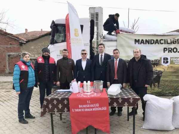 Balıkesir'de mandıracıya yüzde 100 hibeli destek