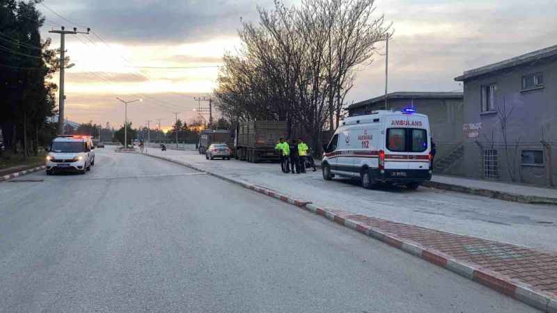 Canı hiçe saymak budur.. Hem alkollü hem de motosiklet kullandı..