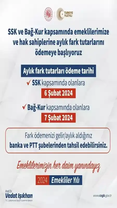 Emekli maaşları tek tek hesaplandı! İşte hesaplarınıza yatacak ek zam tutarları