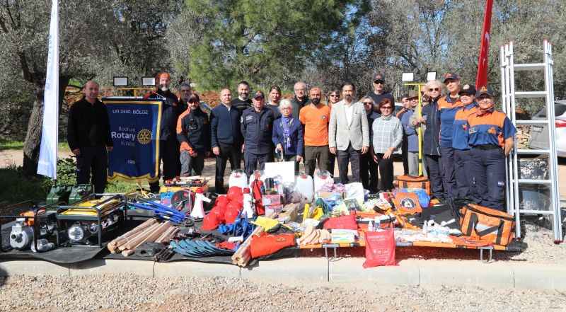 Bodrum Belediyesi ve Rotary Kulübü'nden 6 Şubat Deprem Farkındalık Etkinliği