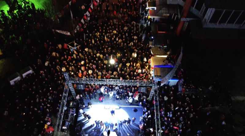 Çamdibi'nde miting gibi buluşma