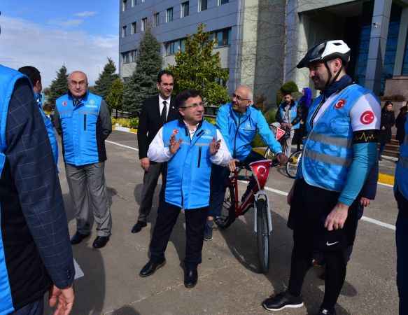 Sporun ve Sporcunun Dostu Balıkesir Üniversitesi'nde, bisiklet hareketliliği başladı